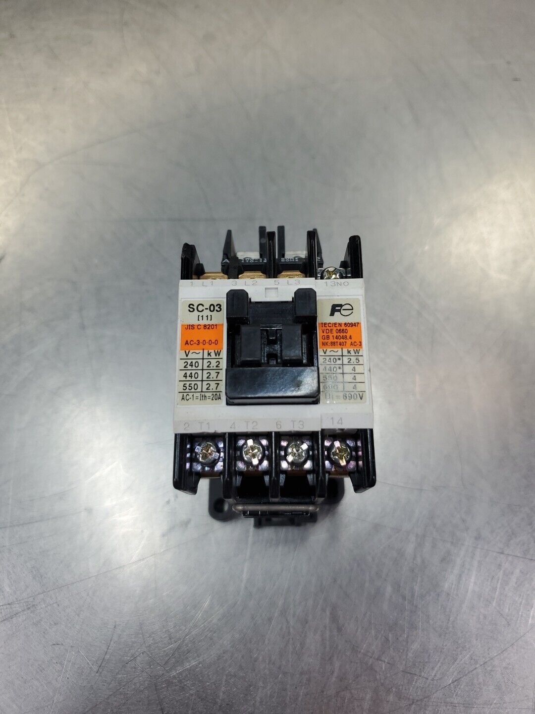 FUJI ELECTRIC SC-03 [11] 20A Contactor.                        4B-23