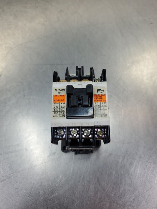 FUJI ELECTRIC SC-03 [11] 20A Contactor.                        4B-23