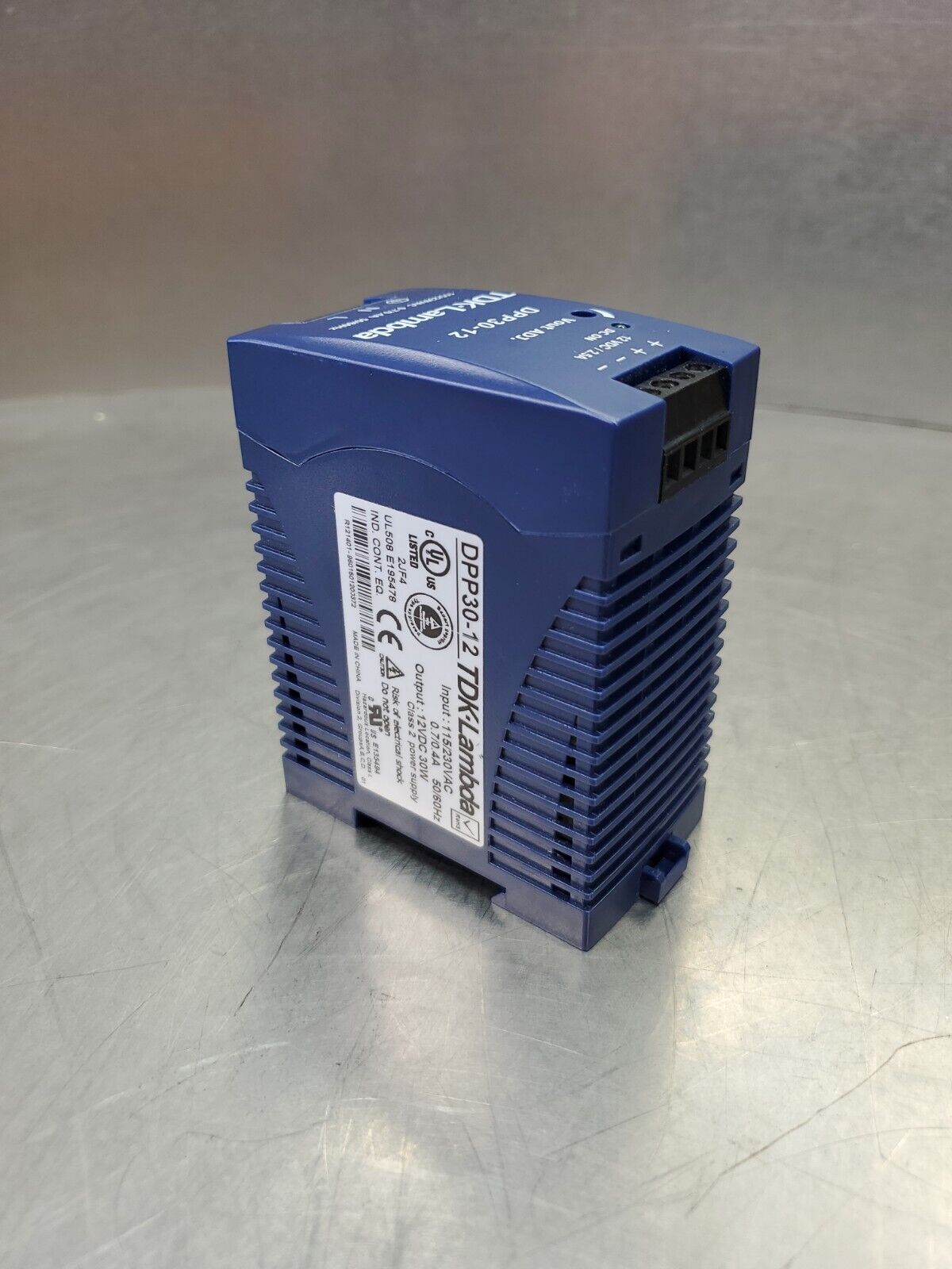 TDK-Lambda DPP30-12 12VDC 30W Class 2 Power Supply.                        4E-19