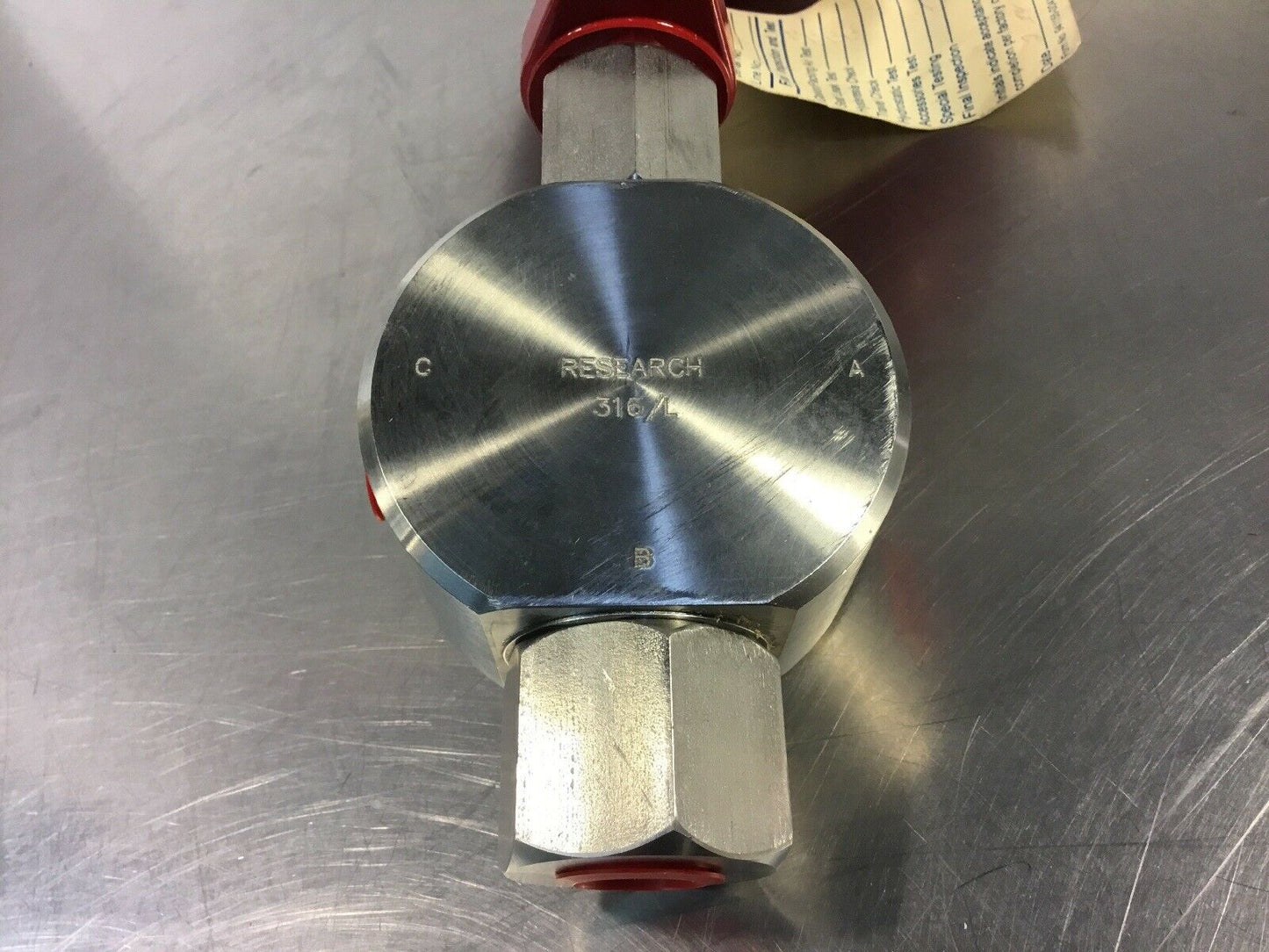 BADGER METER 1002TBN36SV0SBLN36 RESEARCH CONTROL VALVE 316/L SS   6E