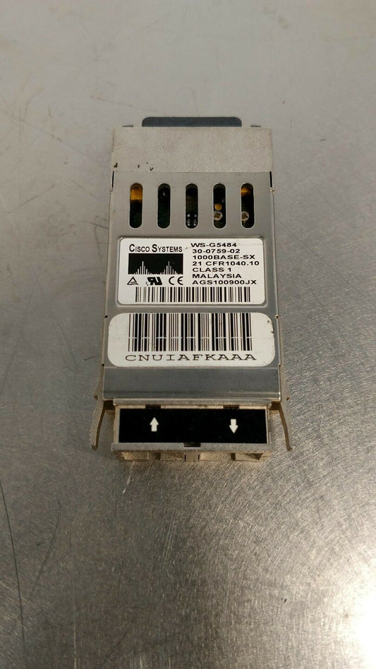 Cisco Systems WS-G5484 1000BASE-SX Transceiver Modules 6B