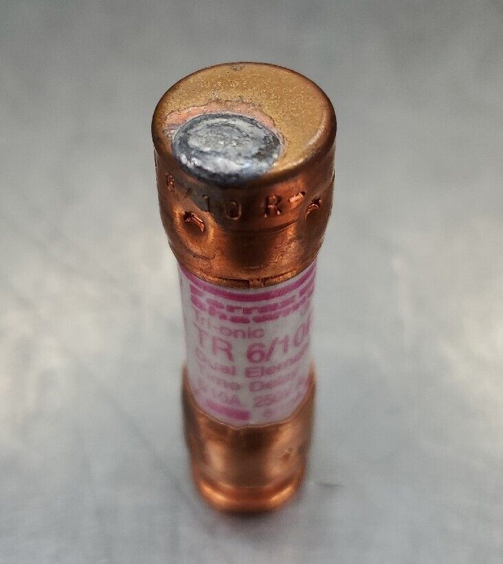 Ferraz Shawmut TR1-6/10R Tri-onic Fuse - 6/10Amp 250V.                  4D-BOX#2