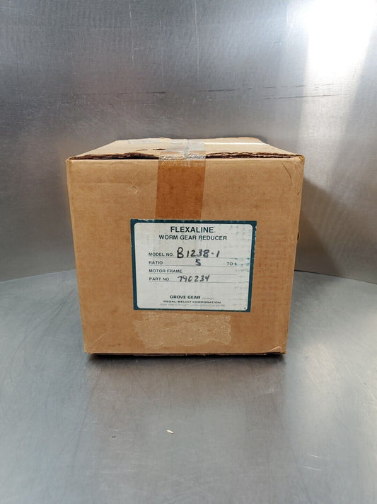 Grove Gear FLEXALINE B1238-1 (5:1 Ratio) Worm Gear Reducer.                4F-28