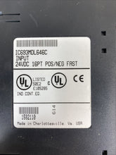 Load image into Gallery viewer, GE Fanuc IC693MDL646C 24 VDC 16 Point Pos/Neg Fast Input Module   3D-25

