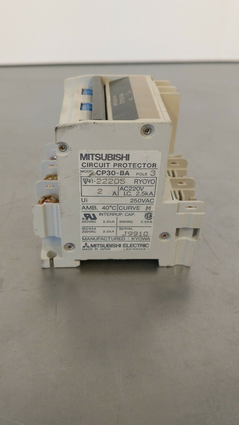 Mitsubishi Electric CP30-BA 3 Pole Circuit Breaker  4D