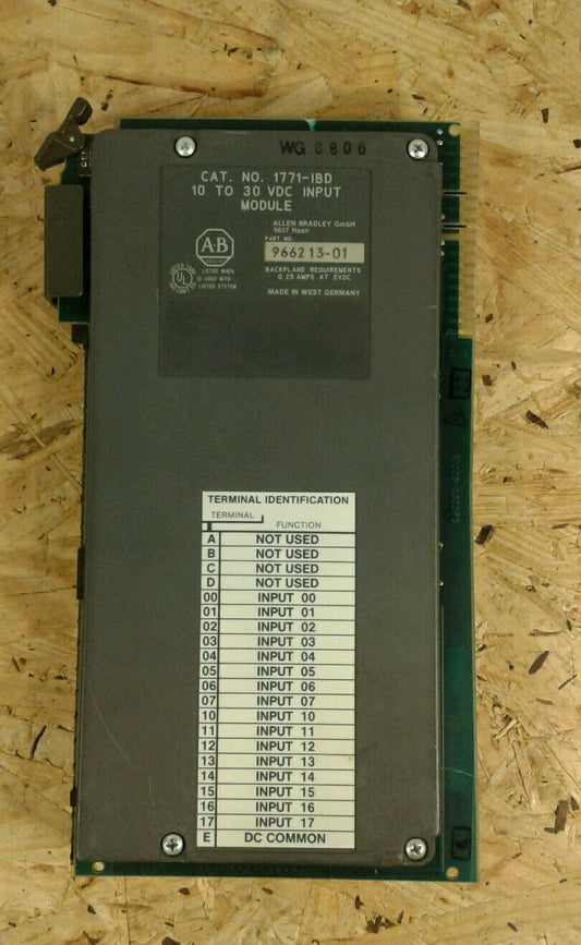 Allen Bradley 10-30 VDC Input Module 1771-IBD                                AUC