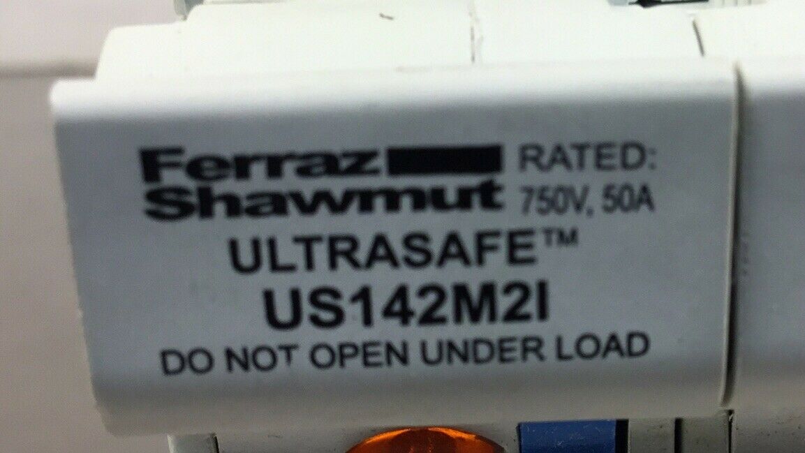 Ferraz Shawmut US142M21 2 Pole 750V 50A Ultrasafe Fuseholder   4D