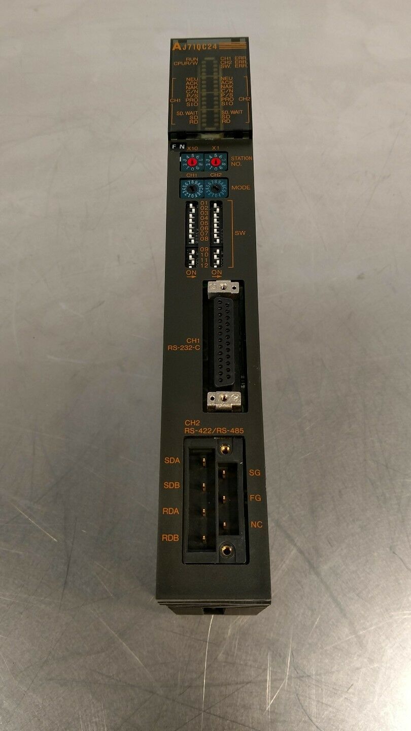 Mitsubishi - Melsec - AJ71-QC-24 Programmable Controller                   3E-10
