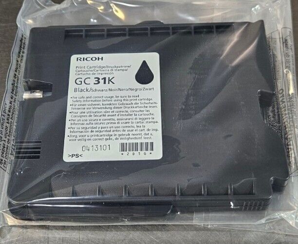 Ricoh GC 31K for GXE2600 Black Toner Cartridge.                            3B-21