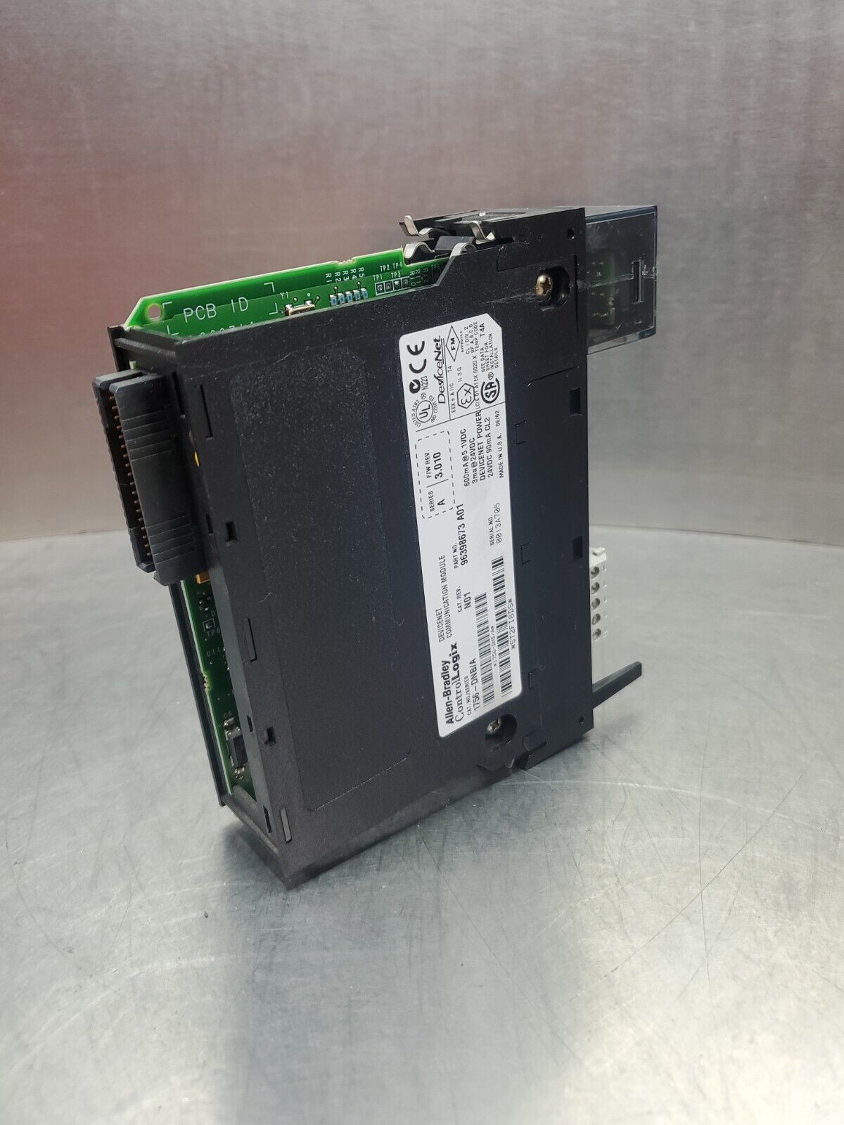 Allen Bradley 1756-DNB/A N01 ControlLogix Com. Module FW 3.010.            3C-10