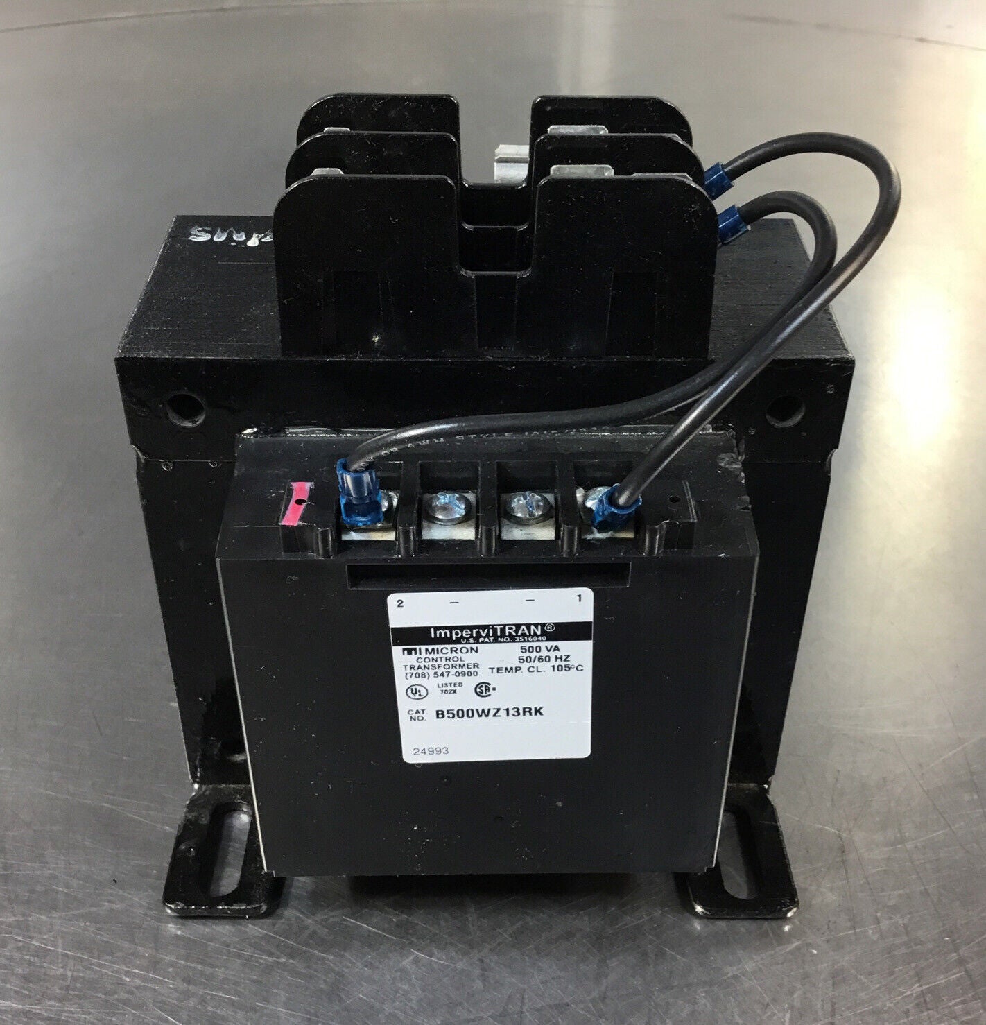 Micron  B500WZ13RK  ImperviTran Control Transformer 500VA  50/60Hz  4B