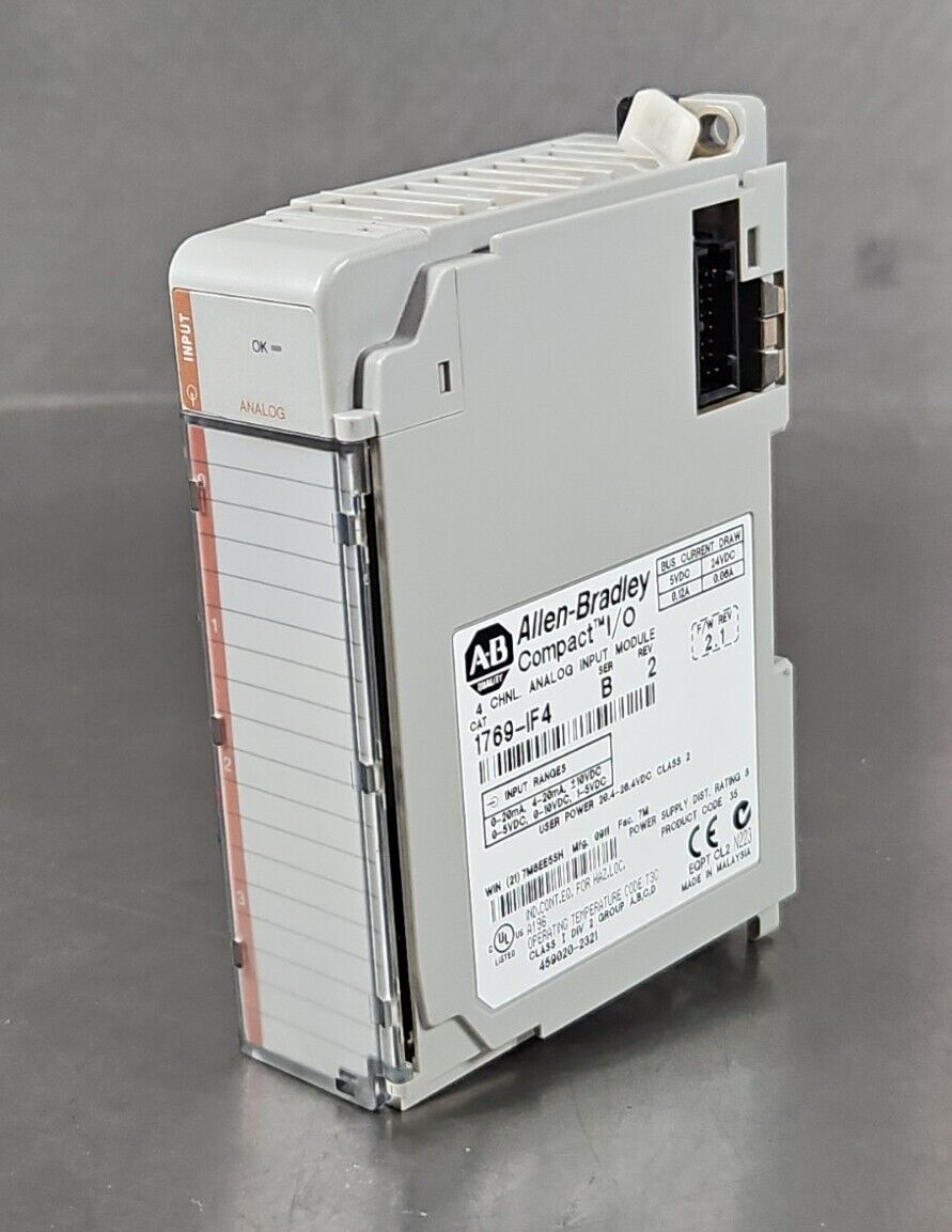 Allen-Bradley 1769-IF4 Ser B. PLC Input Module.                            3D-25