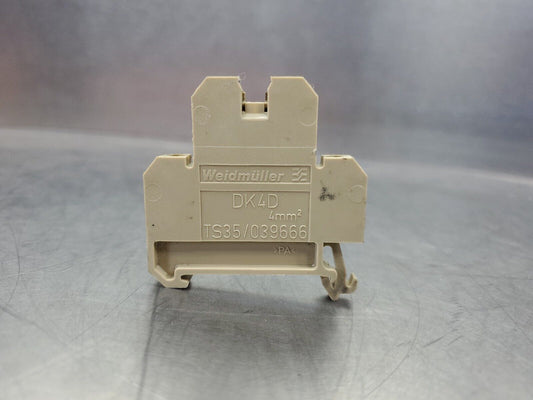 WEIDMULLER DK4D TERMINAL BLOCK 4MM (TS35/039666)                            4D-8