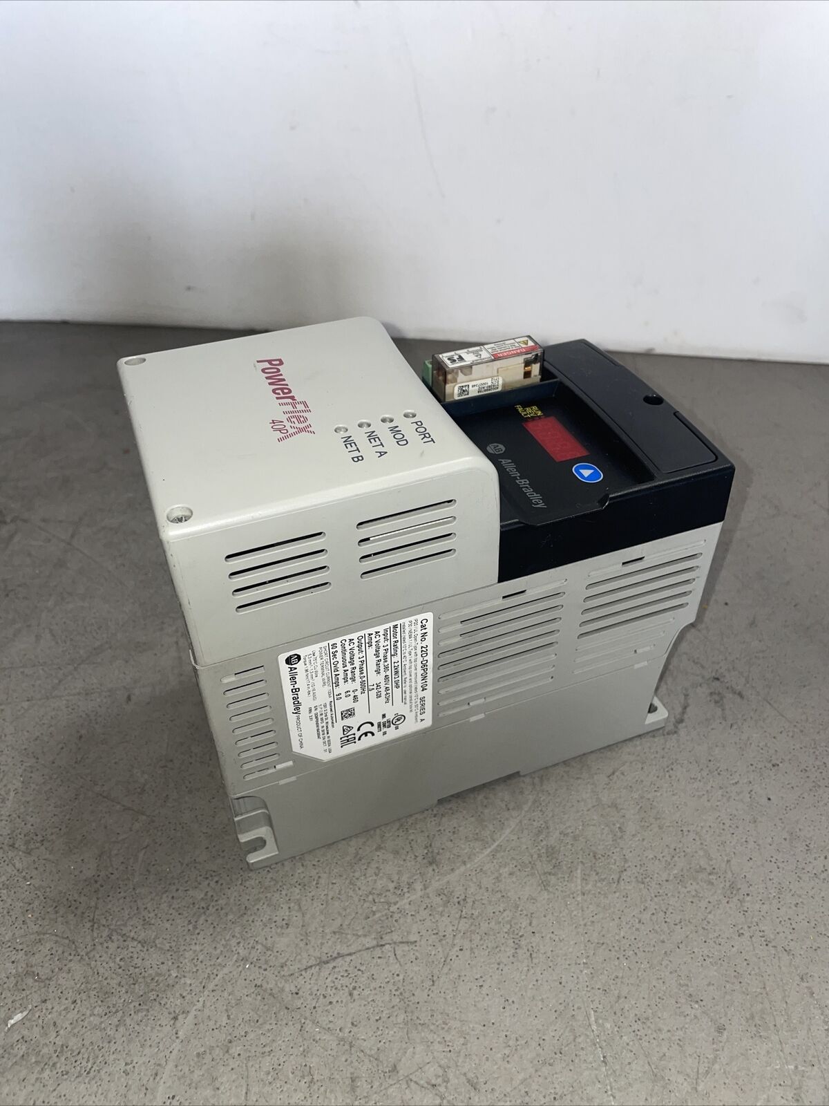 22D-D6P0N104 Allen Bradley PowerFlex 40P Drive 3HP Series A VFD Variable Drive