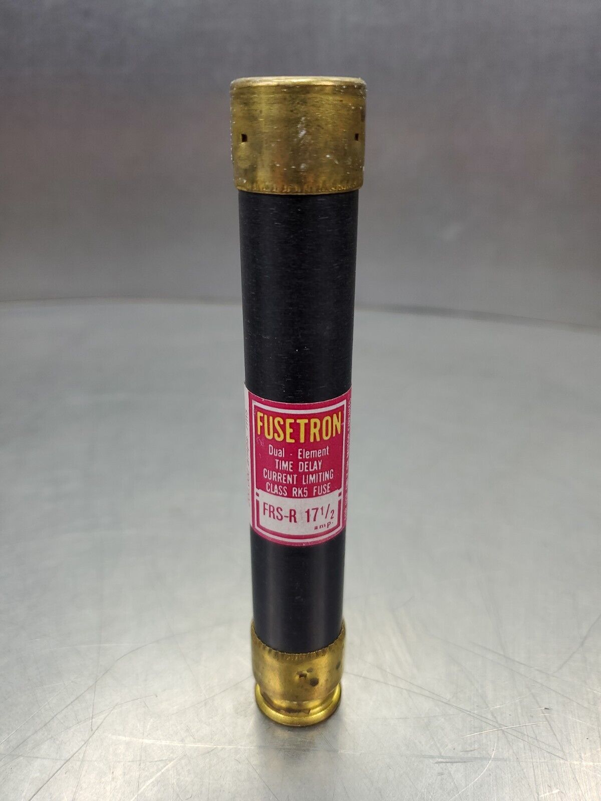 FUSETRON FRS-R Dual-Element Time-Delay Fuse, 600VAC 17.5AMP.            4D-BOX#5