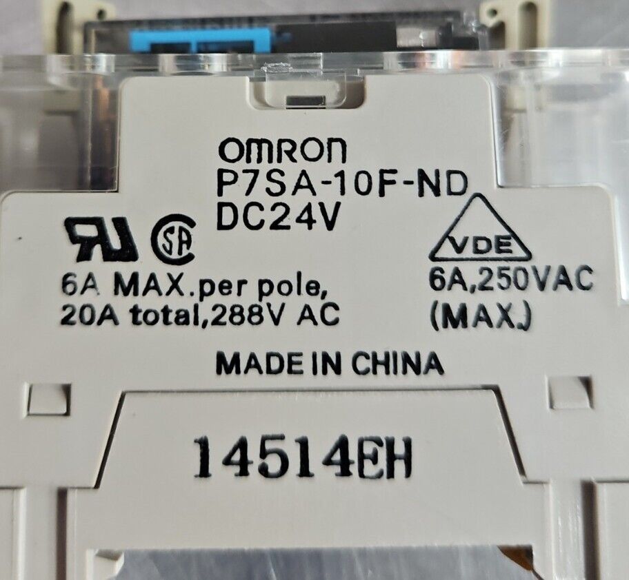 OMRON P7SA-10F-ND P7SA10FND DC24V / 18914E.                             Loc 4A-7
