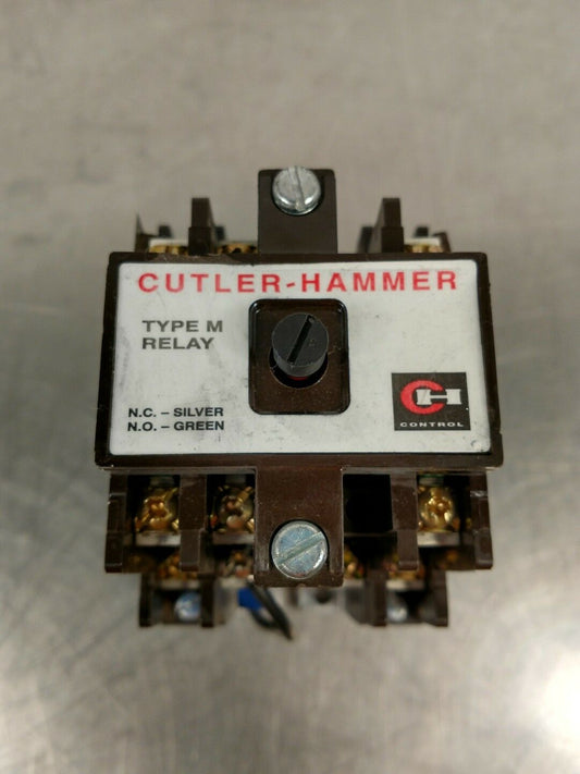 CUTLER-HAMMER TYPE M RELAY D26MB 4E