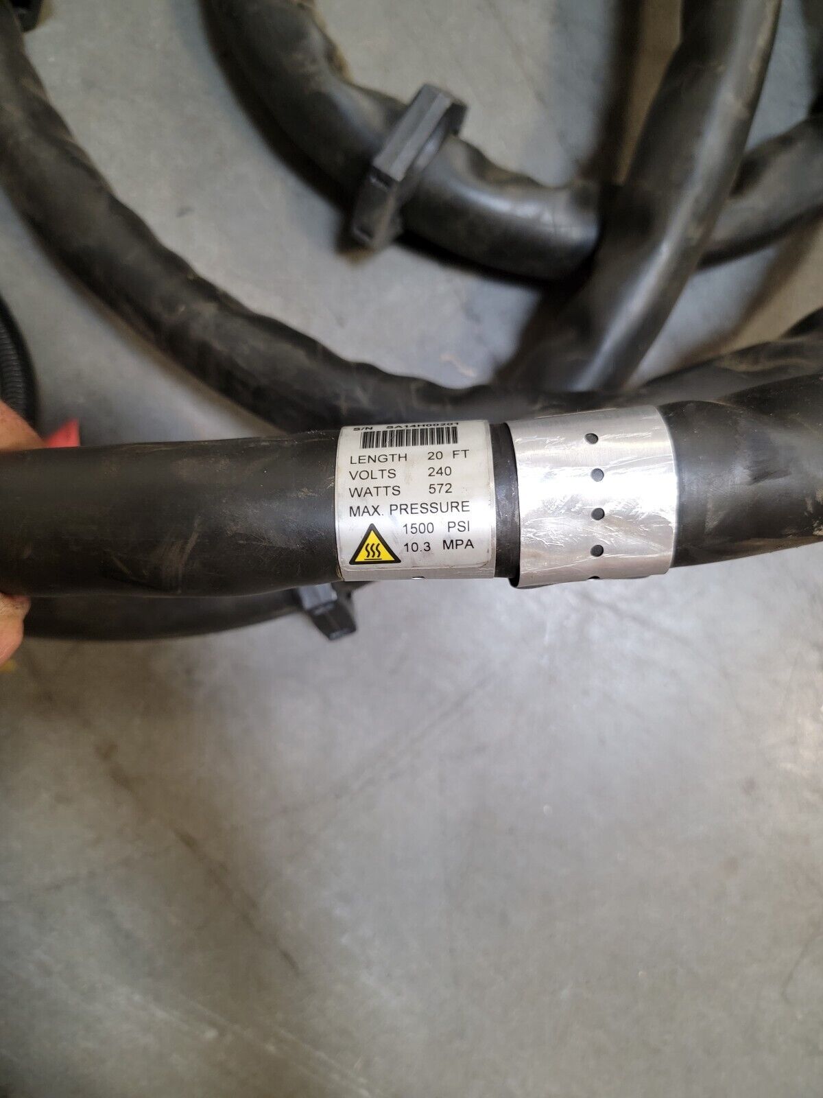 Nordson ProBlue 223839 Hot Glue Dispenser Hose 20ft 572 Watt 1500PSI 240V