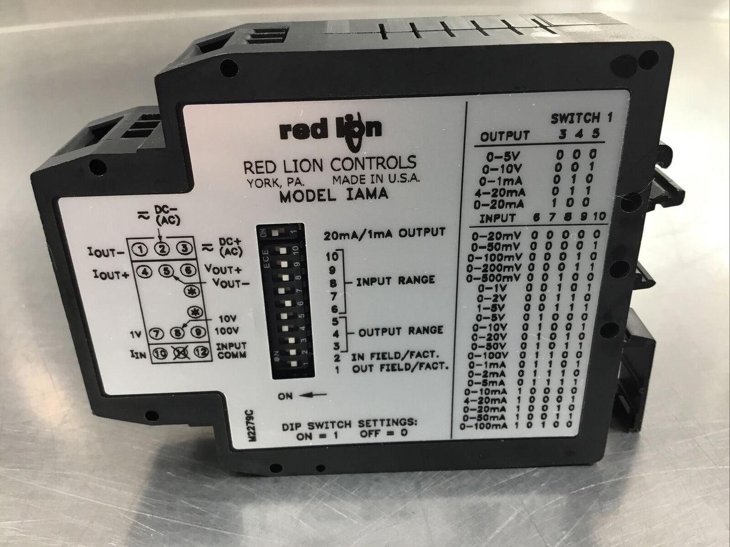 RED LION CONTROLS  IAMA3535  Signal Conditioning Module 11-36VDC 24VAC     3C-11