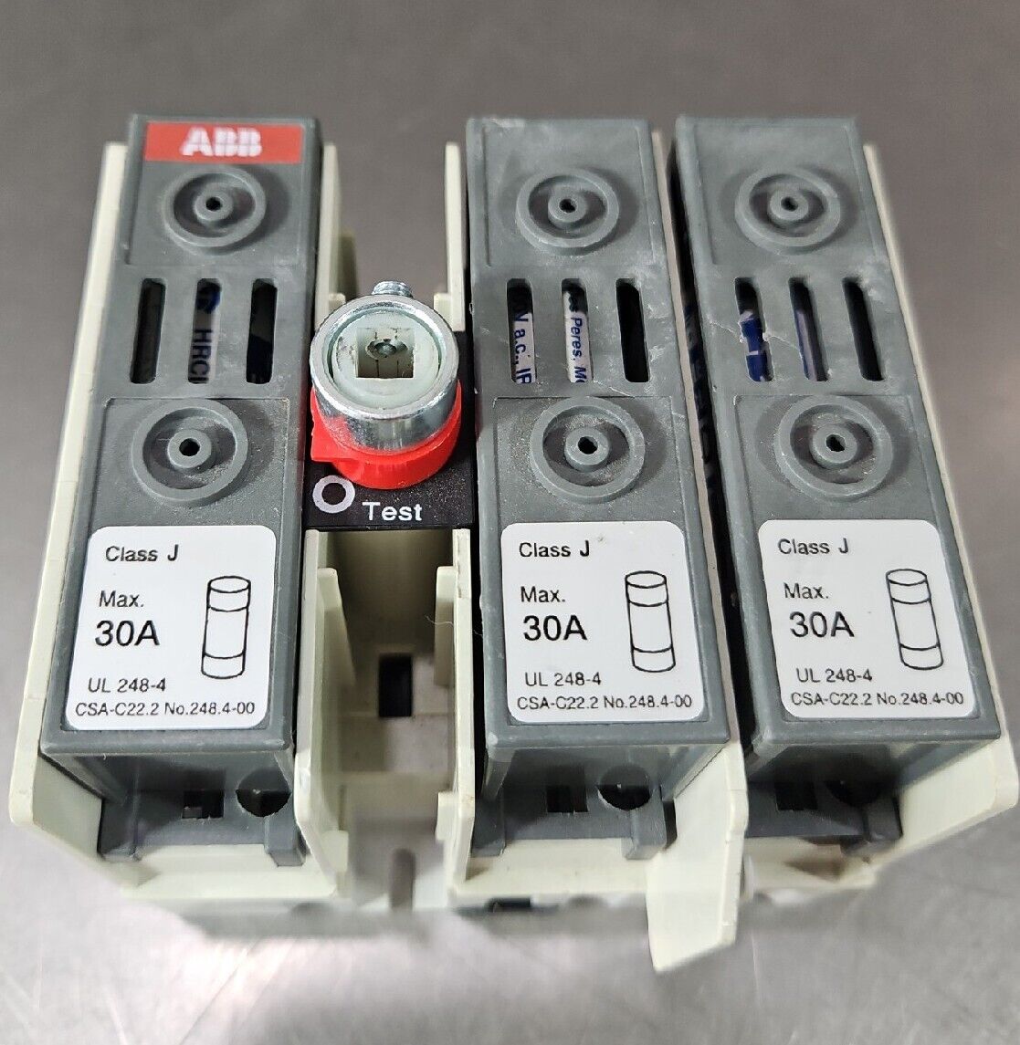 Allen-Bradley  OS 30FAJ12 / UL 248-4. CLASS J. 30A.                     Loc 4G-1