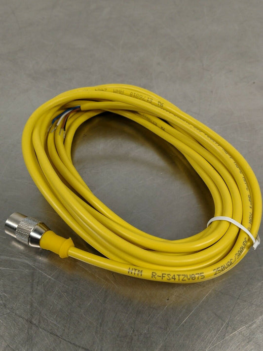 HTM R-FS4TZV075 Connecting Cable M12 4 Wires 6A