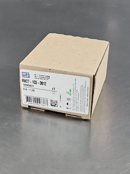 WEG RW27-1D3-D012 Overload Relay.                                      Loc4E-21