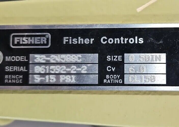 Fisher FIELDVUE DVC6010 Valve Positioner with 32-24588C.                  Loc 6E