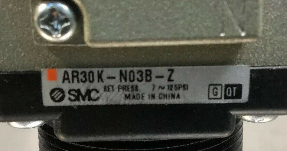 SMC AR30K-N03B-Z Regulator, Set Pressure: 7~125PSI    6D