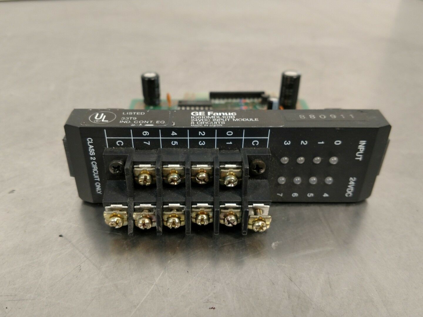 GE FANUC IC610MDL101A 24VDC Input Module 8 Circuits 3F