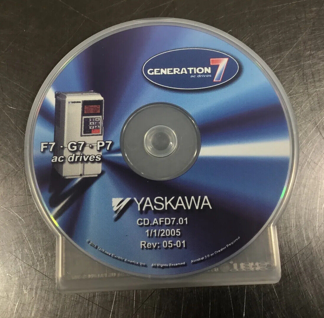 YASKAWA ELECTRIC  CIMR-F7U40P41E  Vari-Speed F7 Drive 3Ph 0-480VAC 1.8A   1B