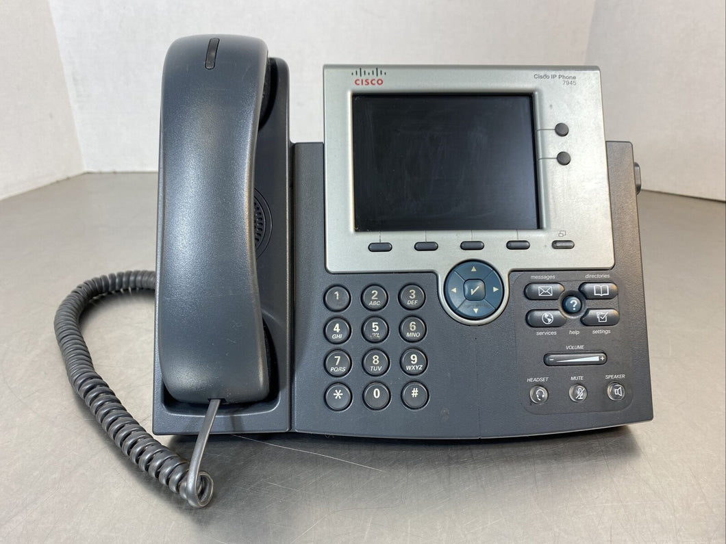 Cisco CP-7945G Unified IP VoiP Business Office Phone    4H