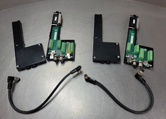 2X ALLEN BRADLEY Kinetix 2090-K6CK-D44S0 Cascade S0 I/O w/2090-CS0DSDS-AA02 4C