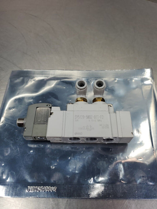 SMC SY5120-5W0Z-01T-F2 SOLENOID VALVE 0.15-0.7MPA.                          6-E1