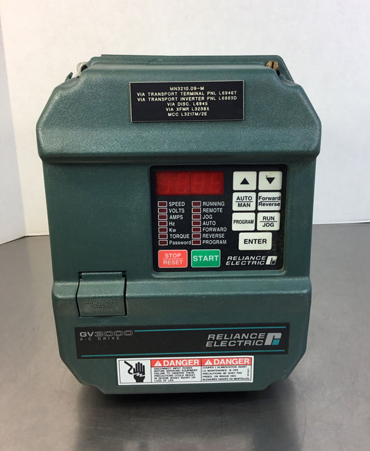 Reliance Electric GV3000 1 HP 1V2151 Vector Inverter 230 VAC   1B