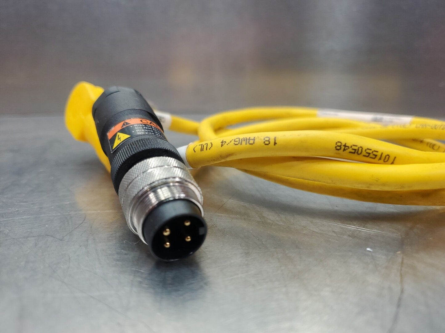 Turck WKM-40-10M (Cut to 3FT) PLC Cable.                                      5D