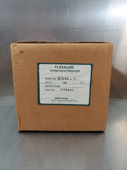 Grove Gear FLEXALINE B1206-1 (10:1 Ratio) Worm Gear Reducer.              4F-27