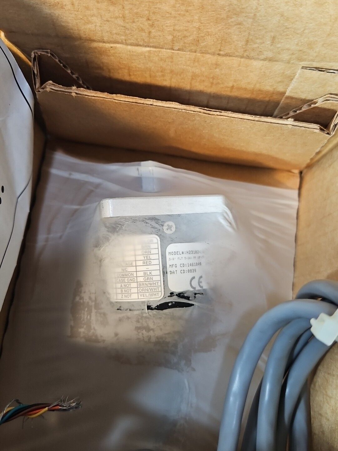 DYNAPAR H23102410032A  3/8" FLT5-26V PP 10' CBL.                         Loc6E-1