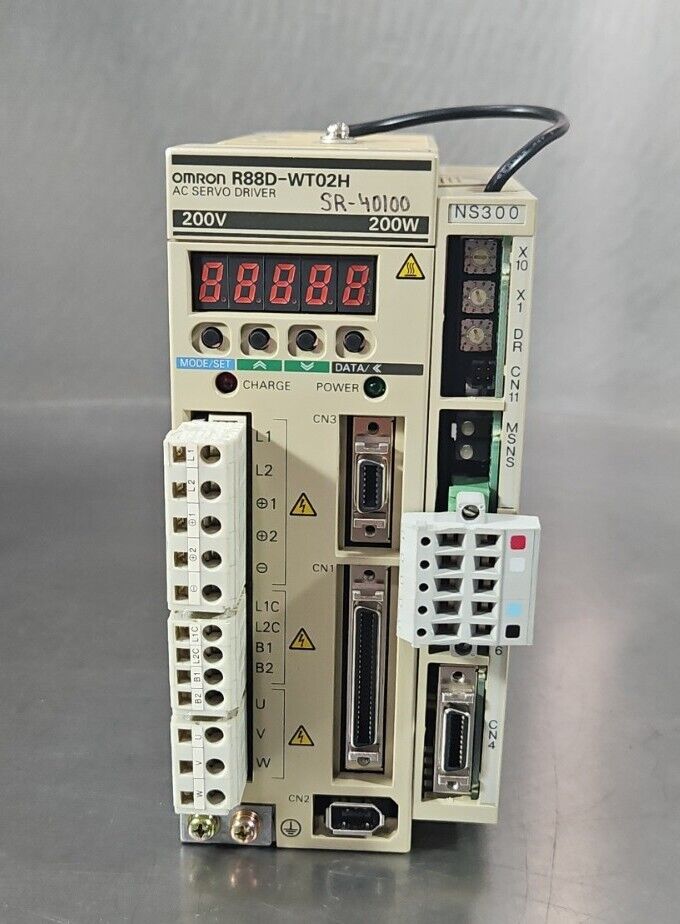 Omron R88D-WT02H Servo Diver w/JUSP-NS300 Module                        Loc 1D-2