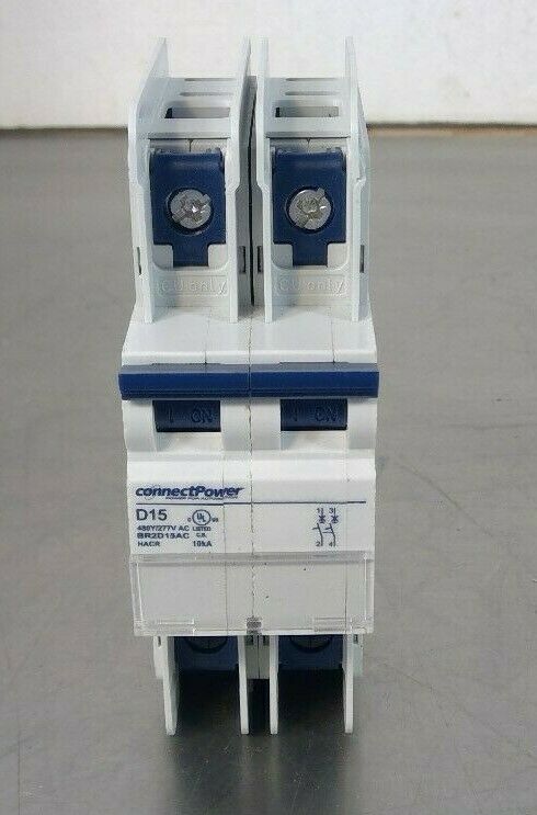 ConnectPower UL489-Molded Case 2 Pole Circuit Breaker D15 - BR2D15AC          4A