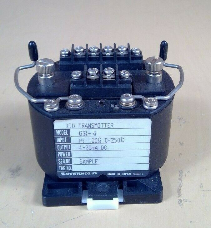 M-System Co. 6R-4 RTD Transmitter                                           3D-1