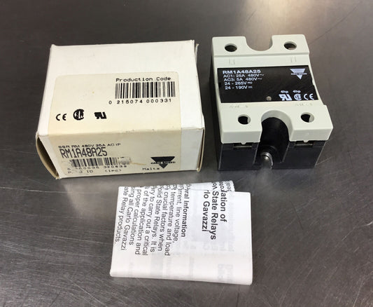 CARLO GAVAZZI  RM1A48A25  Solid State Relay 480V 25A    4H