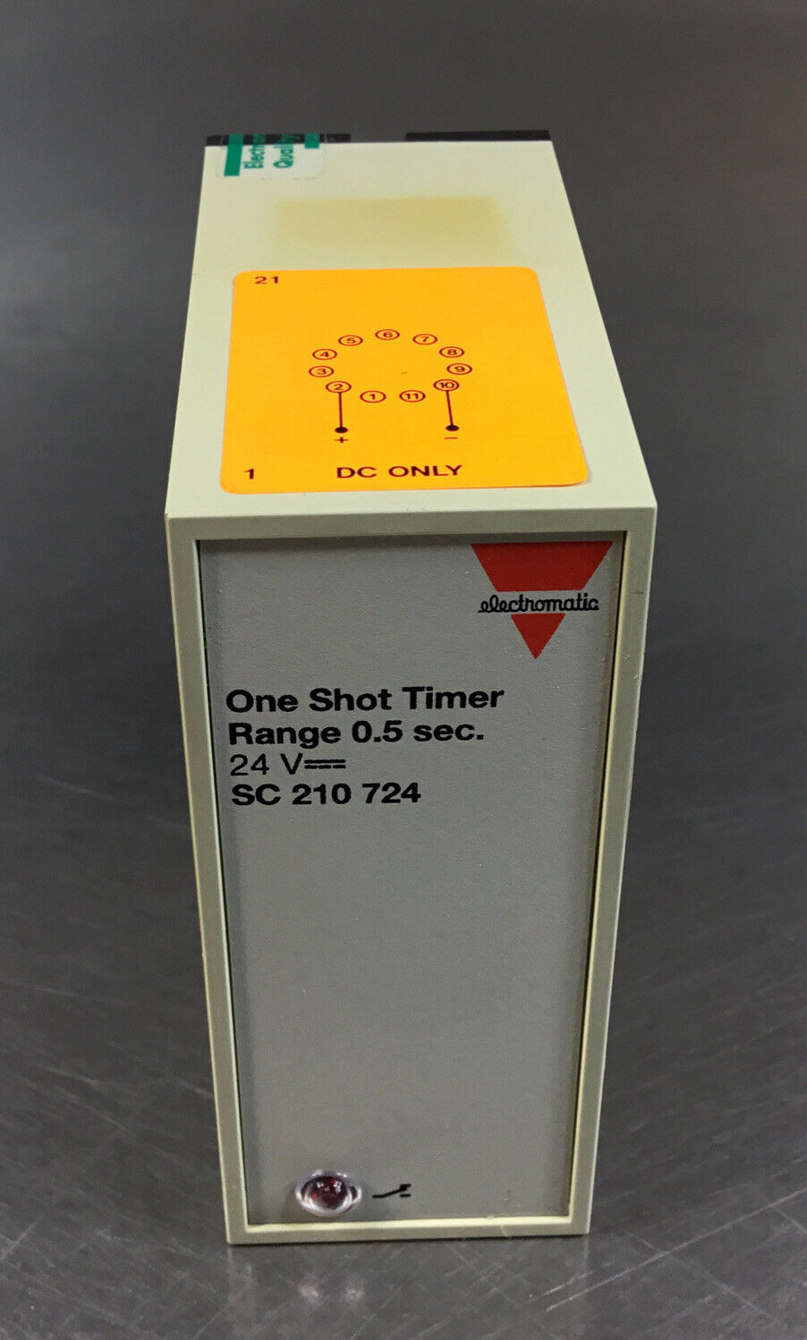 Carlo Gavazzi  SC210724  One Shot Timer 24VDC  0.5 Sec.      4B-1
