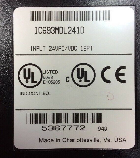 GE Fanuc Base 10-Slot PLC, IC693CHS391M, EMI Enhanced, See Description     3E-11