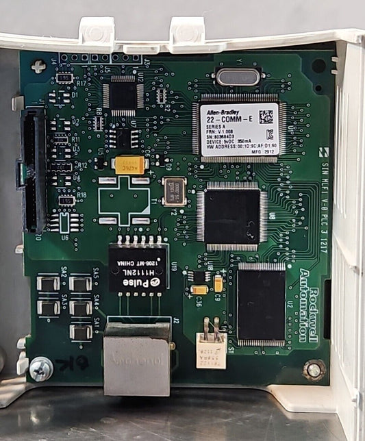 Allen-Bradley 22-COMM-E with Power Flex40 Cover Plate.                  Loc3B-16