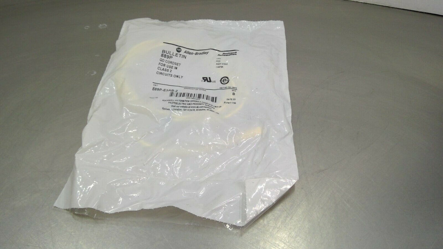 Allen-Bradley 889P-E3AB-2 Ser. B  BULLETIN 889P QD CORDSET        5D