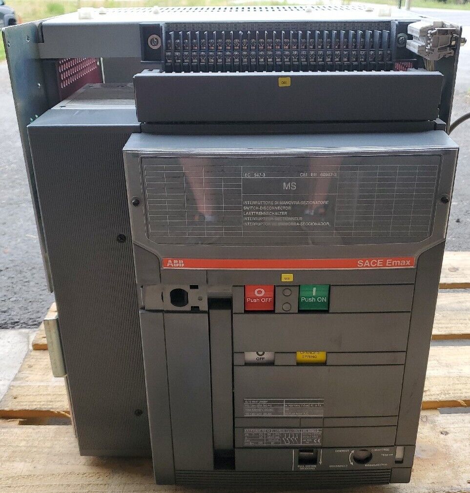 ABB SACE Emax E2N/E MS12 1259A 1000V 4P Circuit Breaker.                      6F