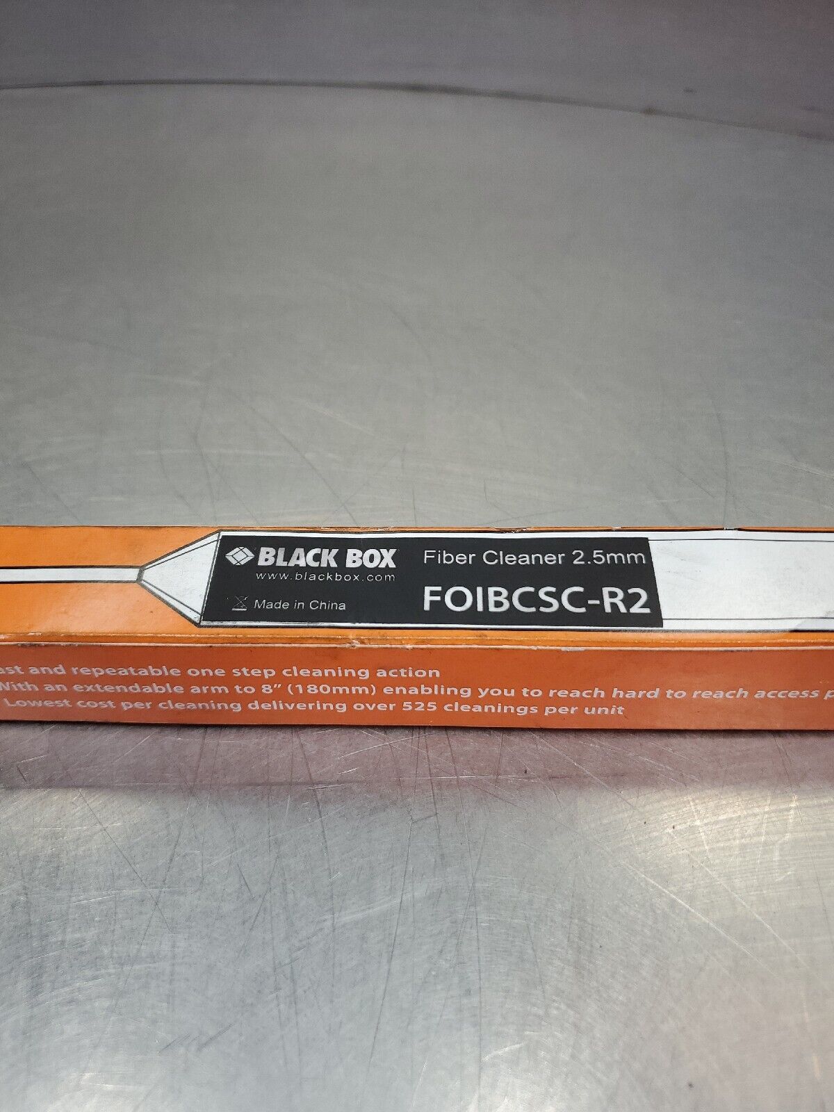 Black Box FOIBCSC-R2 FIBER CONNECTOR CLEANING TOOL - 2.5-MM.                3D-2