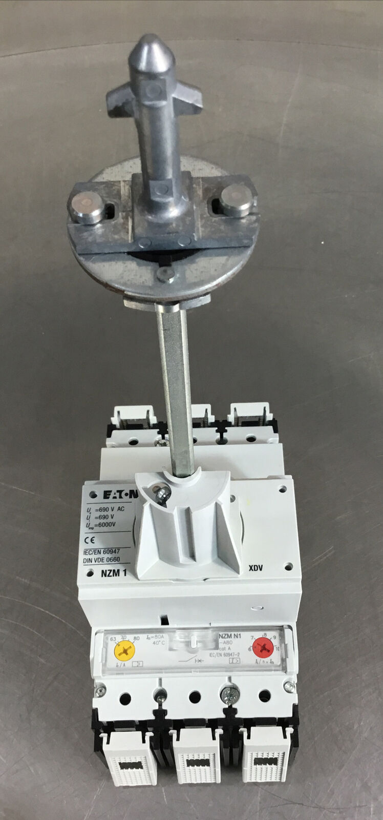 EATON / MOELLER  NZM N1-A80  +  NZM 1  BREAKER + SWITCH   4C