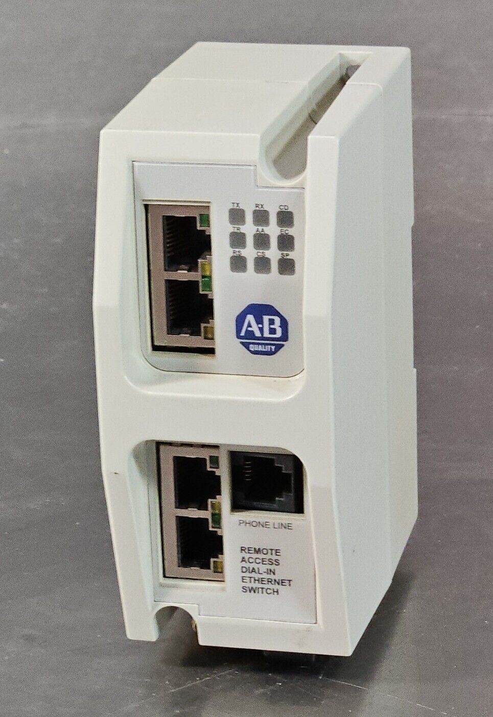 Allen Bradley 9300-RADES Remote Access Dial In Ethernet Modem.             3C-19