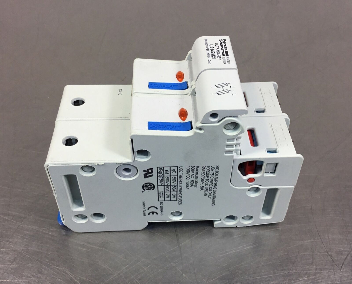 Ferraz Shawmut US142M21 2 Pole 750V 50A Ultrasafe Fuseholder   4D